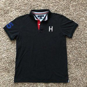Tommy Hilfiger Blue Polo Shirt T-Shirt -Custom Fit 12/17 - Excellent Comfortable